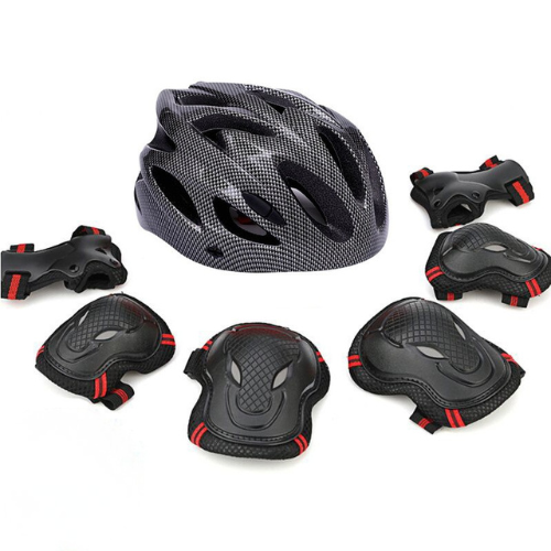 Children's protective gear, roller skating protective gear set, ice skateboard, balance bike anti-fall equipment, knee pads, hand pads, elbow pads, helmet