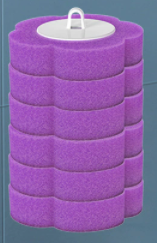 Disposable Toilet Brush Set -with Built-In Cleaner & 60Refills