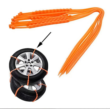 2025 Winter Hot Sale🔥Universal Reusable Anti-skid Polyethylene Tire Chains