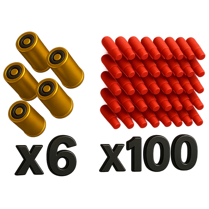 Extra Darts + Casings