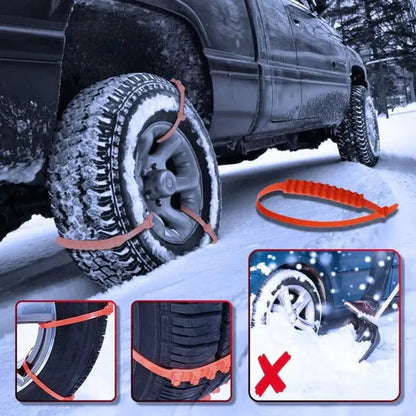 2025 Winter Hot Sale🔥Universal Reusable Anti-skid Polyethylene Tire Chains