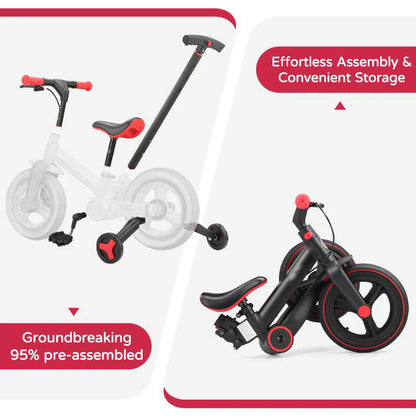 Multi-Functional Toddler Bike with Training Wheels
