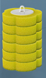 Disposable Toilet Brush Set -with Built-In Cleaner & 60Refills