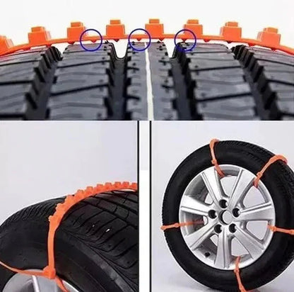 2025 Winter Hot Sale🔥Universal Reusable Anti-skid Polyethylene Tire Chains