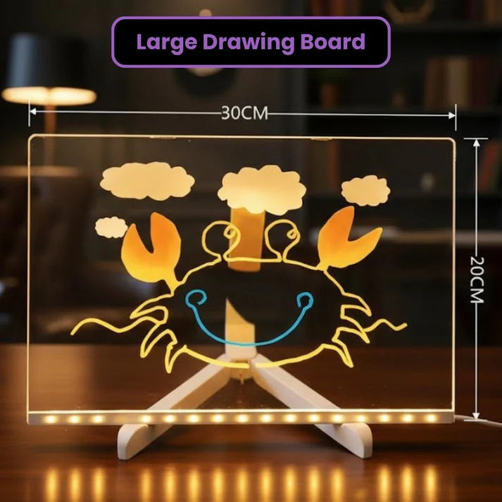 LED Glow Drawing Board