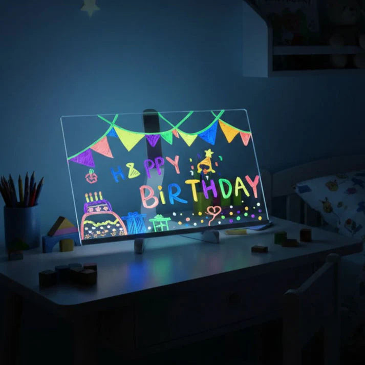 LED Glow Drawing Board