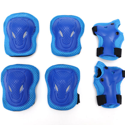 Children's protective gear, roller skating protective gear set, ice skateboard, balance bike anti-fall equipment, knee pads, hand pads, elbow pads, helmet