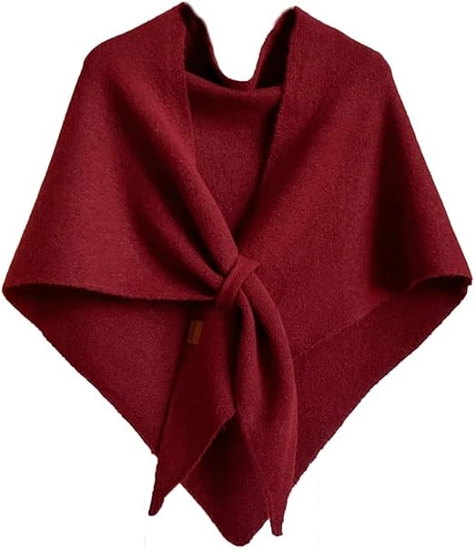 2026 Nya Damsjal, Stickade Sjalar och Omlottkofta Cape Wool 