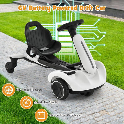 Electric Go-Kart for Kids, 360° Rotation