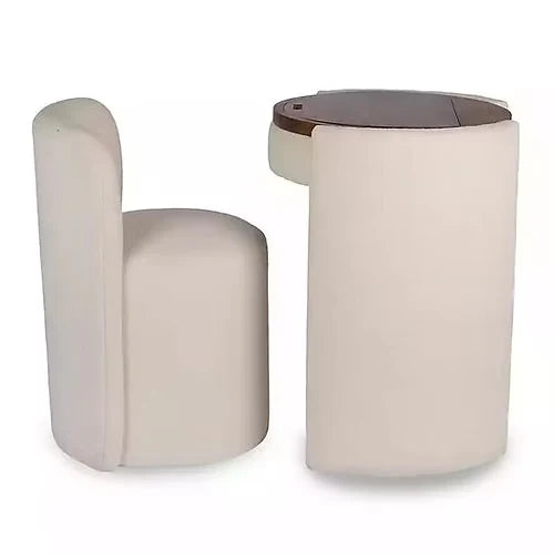 🎅Black Friday Sale 50% OFF 💄Vanity Set: Elegant Chair & Flip-Up Mirror 🛋️